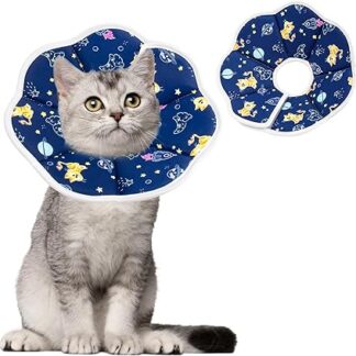 Cat Cone Collar Cat Recovery Collar, Dog Collar Soft Pet Cone Collar Cat Cones After Surgery for Cats Kittens