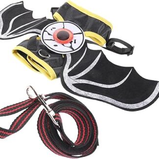 BESPORTBLE 1 Satz Halloween-Katzenkostüme Katzengeschirr und Leine Katzenwesten-Seil-Kit Gürtel Katzenleine Set Katzenhalsband Halloween Katzengeschirr-Kit Katzenweste und Leine gefühlt