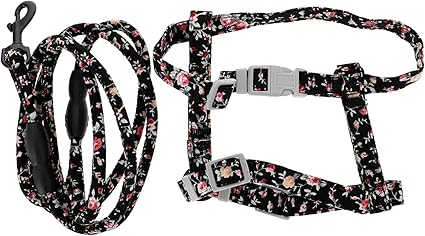 Sosoport 1 Set Cat Lead Harness Pet Harness Cute Cat Harness Running Rope for Kittens Cat Harness for Running Puppy Walking Cat Harness Escape Proof Cloth Outdoor Linen