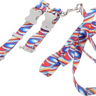 BESPORTBLE Katze Hundeleine Kaninchenleine Geschirr Und Leine Für Haustiere Katzenführseil Zugband Für Katzen Kaninchengeschirrgürtel Dekorative Kätzchenleine Kätzchen Weste Sky-Blue Nylon