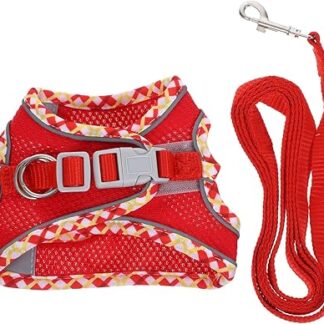 MILISTEN 1 Satz Reflektierendes Kätzchengeschirr Katzengeschirr verstellbar Katzenhalsband Leine Katzen sicherheitsgeschirr Katzen Geschirr Verschleißfestes Katzengeschirr Haustierzubehör