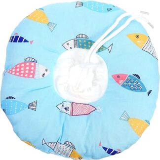 minkissy 1Pc cat headgear circle of shame cat cone after neutering cat recovery cone dog elizabeth collar puppy collars for small puppies cats recovery collar soft circle kitten cotton