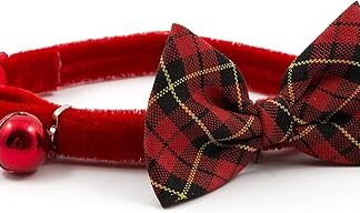 Ancol Vintage Bow Safety Cat Collar, Tartan