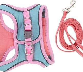 FRCOLOR 1 Set Pet Harness Pet Control Rope Dog Vest Harness Cat Harness for Cats Puppies Padded Front Vest Dog Walking Pet Dog Linen Suede