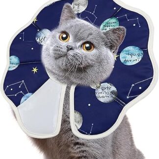 Cat Cone Collar - Elizabethan Collar | Pet Cone | Soft Cat Collar | Anti-Bite Collar, Foldable Neck Cover for Cat and Puppy, Soft Cone of Shame, Comfortable Cat Cone for Post-surgeryy Recovery