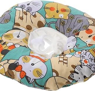 Happyyami Haustierhalsband Katzenhalsband Decken bezug Relief Collar hundekragen Cat Collar Bausatz Katze beruhigt Halsschmuck für Haustiere Anti-Biss- für Haustiere Baumwolle