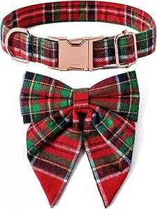 Dog Bow Tie, Bow Tie Collars, Puppy Bow Tie, Adjustable Dog Collar, Holiday Dog Collars, Bow Tie Dog Collars, Puppy Bow Tie Collar for Puppies, Kittens, and Small Animals