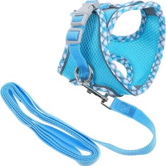 CORHAD 1 Set Kitten Reflective Harness Travel Kitten Lead Harness Medium Large Kitten Harness Cat Safety Jacket Cat Collar Lead Cat Vest