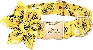 SARUEL Adjustable Nylon Engraved Cat Collar Custom Name Tag Small Large Cat Collar Plaid Unisex Cat Collar Personalised Cat Collar ID, Black, S (16 cm-26 cm)