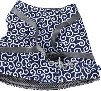 FONDOTIN 1 Satz Katze Laufseil Katzenweste Reflektierender Riemen Katzenhalsbänder Katzentransporter Geschirr Für Katzen Katzenausbruchsicher Spielzeugkatze Mesh-Weste Polyester-