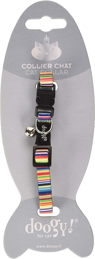 DOOGY FASHION Rainbow Cat Collar