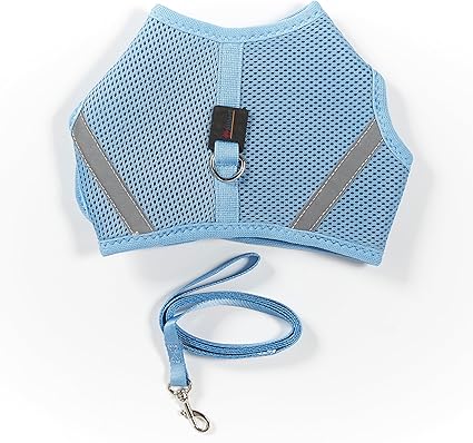 Filbert Cat Harness and Leash Set with Reflective Strip, Cat Harness Escape Proof Adjustable Travel Cat Harness and Leash Set, Harness for Cats, Cat Lead and Harness Set,