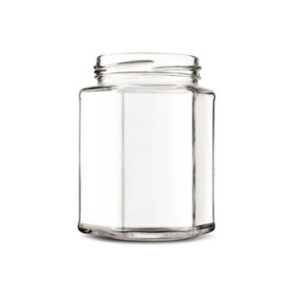 106 ml hexagonal glass jar, approx. 125 g of honey (packet of 72 pcs), with cap