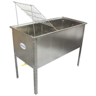Stainless Steel Uncapping Tank w/Strainer