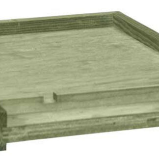 10 Frame Treated Bottom Board with Entrance Reducer