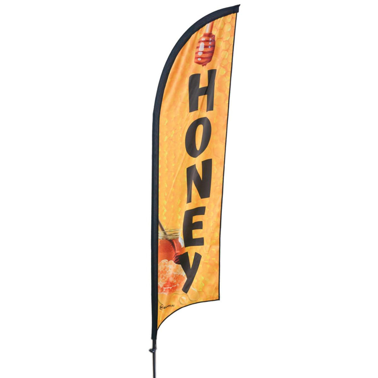Double-Sided Honey Flag with Stake