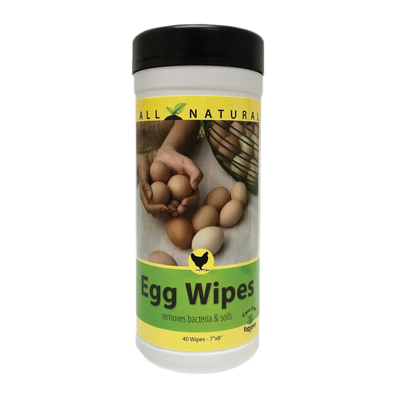 Carefree Enzymes Egg Wipes 25 Ct