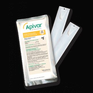 Apivar strips (packet of 10 strips - Amitraz active principle)