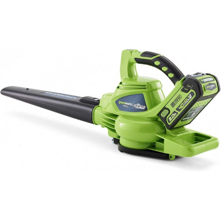 Battery-powered blower and vacuum cleaner