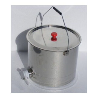 Bucket, 25 kg, with honey gate and handle