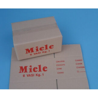 Cardboard box, 6 1000g-jars