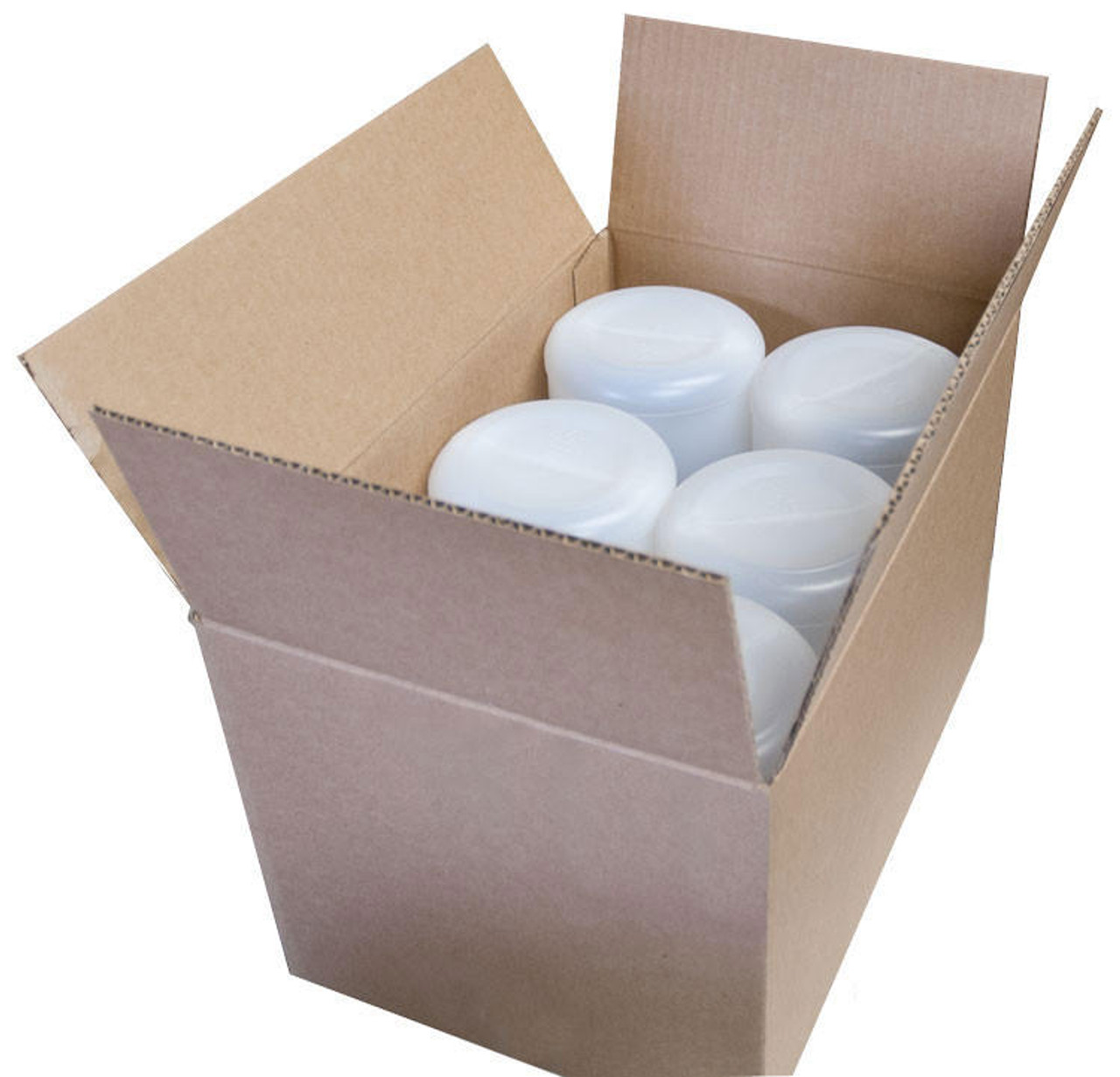 Cardboard carton for 6 lb Yard Rent Jugs