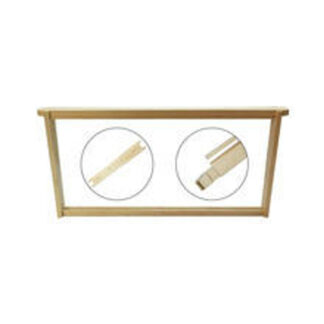 9 1/8 Deep Unassembled Frames - Wedge Top and Groove Bottom with Pre-drilled Holes in Endbars - 100 Pack (10+ Packs)