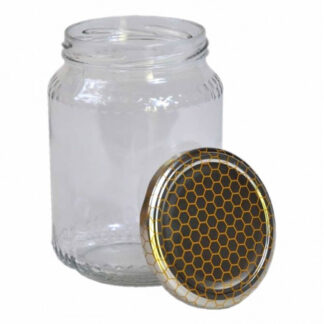 Glass honey jar, 1000 g, 12 pieces
