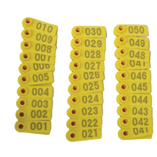 100 pk Yellow Ear Tags