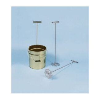 Manual stainless steel honey stirrer