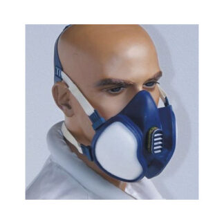 Mask-breathing apparatus for beekeeping treatments (without goggles)