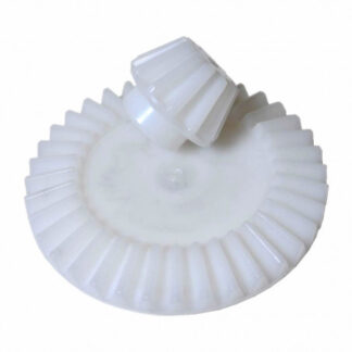 Pair of plastic gears, diam. 110