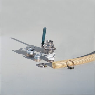 Plastic pipe, diam. 50 mm, for pump, reinforced (price per metre)