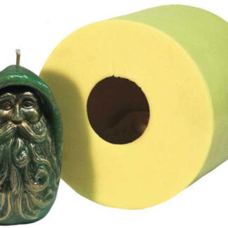 Old Man Winter Beeswax Candle Mold