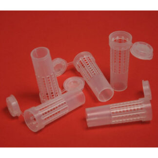 Queen bee-confining cage with feeding cap