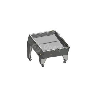 Solar wax melter Grande Inox, stainless steel, double walled, double glazing (1000x1000 mm)