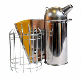 Stainless steel 10 cm smoker with protection grille