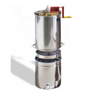 Tangential compact honey extractor due-quattro tel, with strainer and ripener