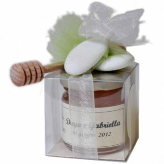 Transparent box, 5X5x5 cm.