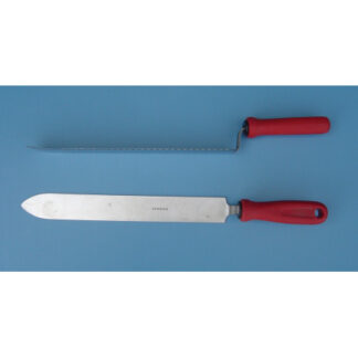 Uncapping knife, 28 cm, stainless steel