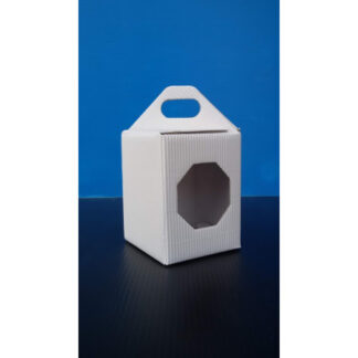 White grosgrain gift box with a 250 g honey jars