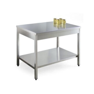 Workshop stainless steel table, 1200x700, H 900 mm