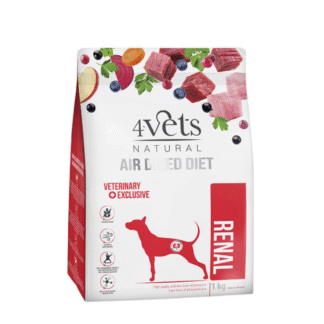 4Vets NATURAL RENAL 1 кг сухой корм с пониженным содержанием фосфора и натрия для собак с почечной недостаточностью