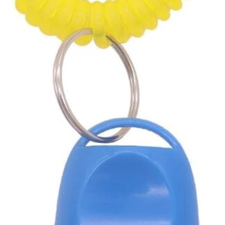 CHUANYGU Professionelles Hundetraining Clicker mit Handschlaufe - Haustier Clicker Trainer Tool für Hunde oder Katzen - Haltbare Tragbare Verhaltenshilfe mit Sound Keychain