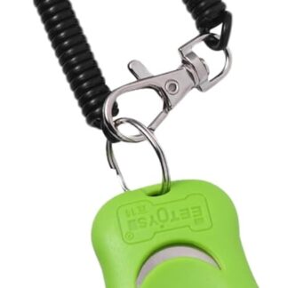 UKCOCO Training Sound Track Dog Training and Behavior Aids Dog Buttons Barking Speak Training Equipment for Dogs Your Clicker Training for Dogs Training Device for Pets Green