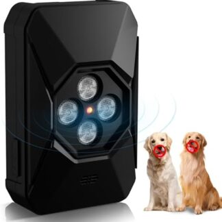 QEWEUUIE 2025 Anti-Bell-Gerät für Hunde, 3 Modi, Hunde-Bellabschreckung, 12 m Ultraschall-Bellstopper, für drinnen und draußen, für kleine, mittelgroße und große Hunde.