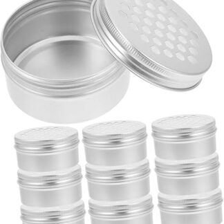 VERDANVERSE 10 Stück Teiliges Hundeschnüffeltraining Box Aluminium Dufttrainingsbehälter mit Löchern für Nasenarbeit und Geruchserkennung für Hundetraining und Beschäftigung