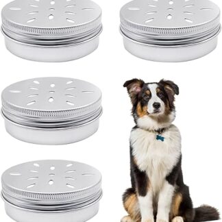 COACOM 4 Dog Fragrance Boxes, Puppy Fragrance Training Box, Aluminum Fragrance Cans, Fragrance Training Tools, Agility Training Equipment for Puppy Fragrance Training