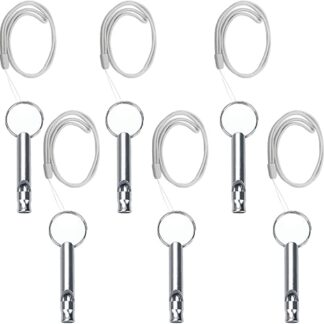 LIANRISES 6 Stück Hundepfeife Rütter Rückruf, Hochfrequenz Lautlos, Hundepfeifen Gegen Bellen, Signalpfeife, Notfallpfeife und 6 Schlüsselbänder