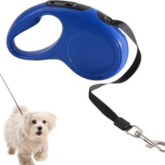 Retractable Dog Rope | Dog Training & Behavior Aids | Anti-Pull Chew-proof Lead Harness Accessories for Hiking Cycling Travel Training Sports